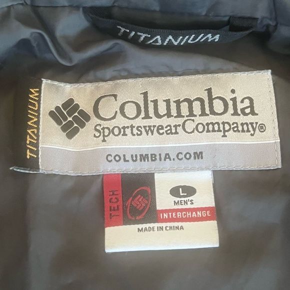 Columbia Titanium Mens size L Puffy Jacket - Picture 6 of 10